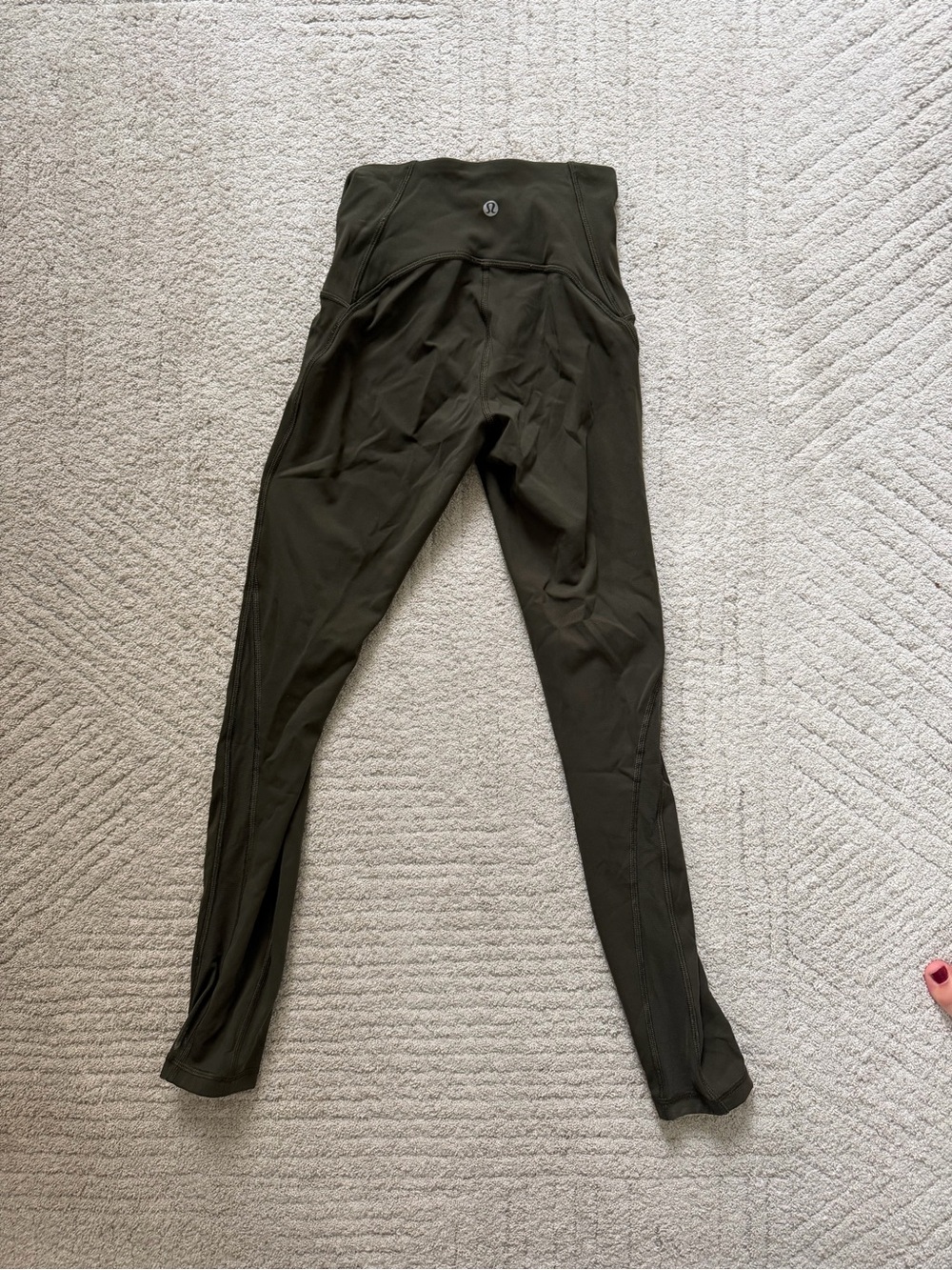 lululemon athletica Olive Green 3/4 Leggings